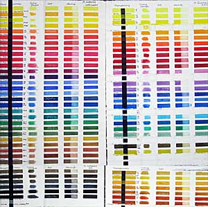 M Graham Color Chart