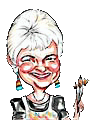 caricature of nita leland